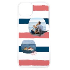 Personalized Sea Mood Two Photo UV Print Case - iPhone 15 TPU UV Print Case