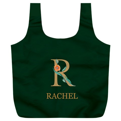Personalized Initial Name Any Text Recycle Bag By Joe Back