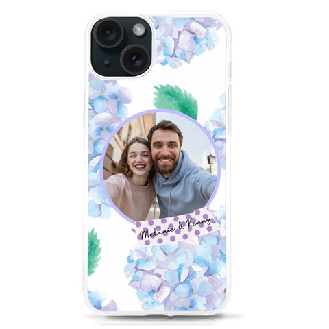 Personalized Flower Pattern Photo Uv Print Case By Katy Front