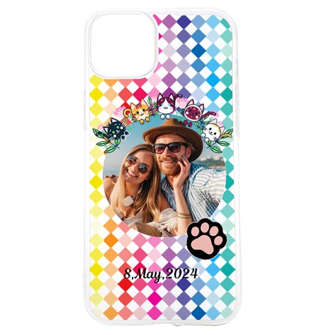 Personalized Rainbow Cats Photo Uv Print Case By Katy Front