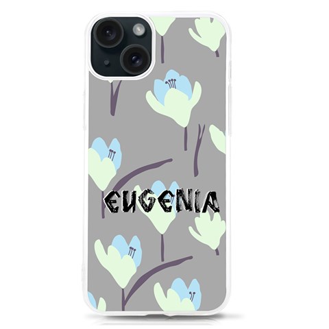 Personalized Flower Pattern Name Uv Print Case By Katy Front