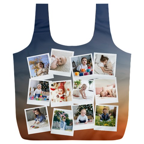 Personalized 12 Polaroid Photo Recycle Bag By Joe Front