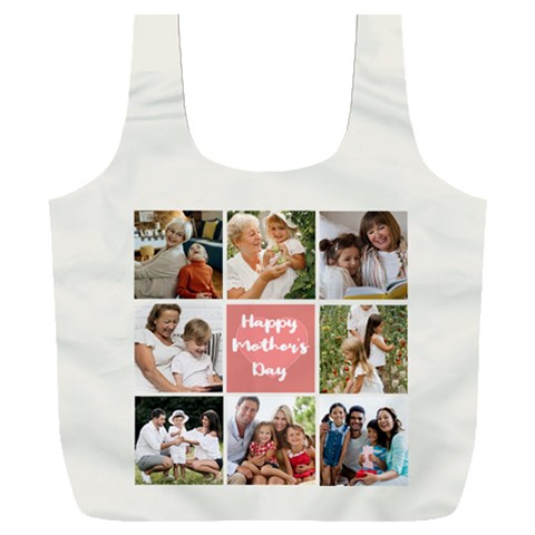 Personalized Photo Happy Mothers Day Recycle Bag By Joe Front