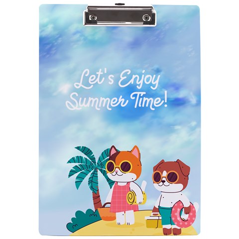 Personalized Cat Dog Name A4 Acrylic Clipboard By Katy Front