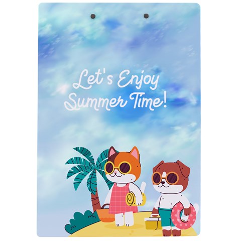 Personalized Cat Dog Name A4 Acrylic Clipboard By Katy Back