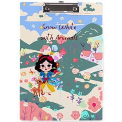 Personalized Snow White Name A4 Acrylic Clipboard