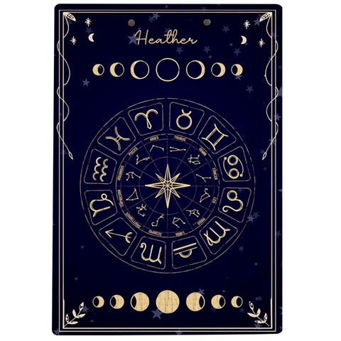 Personalized Constellation Name A4 Acrylic Clipboard By Katy Back