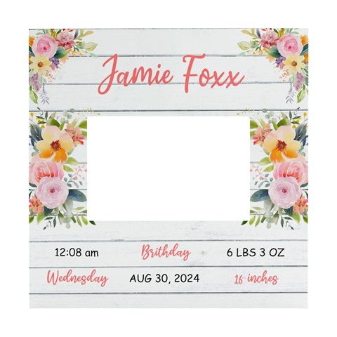 Personalized New Born Baby Box Photo Frame By Joe Front