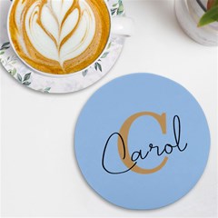 Personalized Initial Name Round Tile Coaster