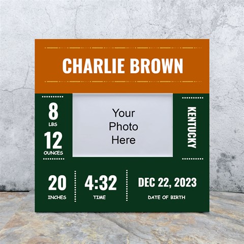 Personalized New Born Baby Box Photo Frame By Joe Front