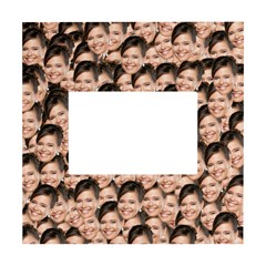 Personalized Many Face Photo Box Photo Frame - White Box Photo Frame 4  x 6 