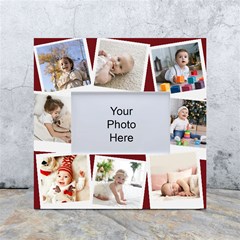 Personalized 9 Polaroid Photo Box Photo Frame - White Box Photo Frame 4  x 6 