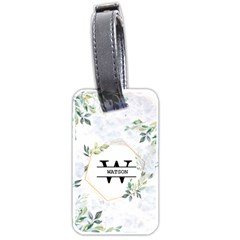 Personalized Initial Name Any Text Luggage Tag - Luggage Tag (two sides)