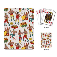 Personalized Wrestling Illustration Playing Cards - Playing Cards Single Design (Rectangle)