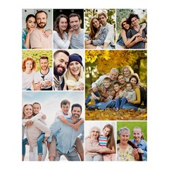 Personalized 10 Photo Family Shower Curtain - Shower Curtain 60  x 72  (Medium)