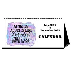 2024-2025 calendar - Desktop Calendar 11  x 5 