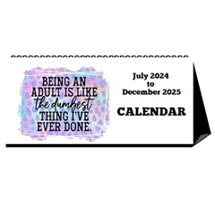 2024-2025 calendar - Desktop Calendar 11  x 5 