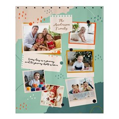 Personalized Collage Photo Name Shower Curtain