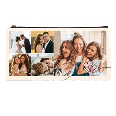 Personalized Heart Collage Photo Pencil Case