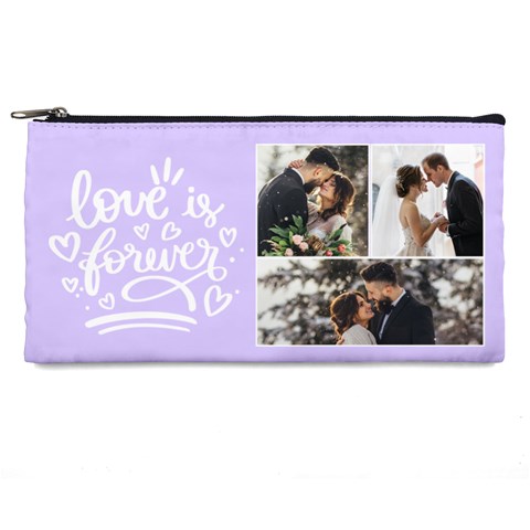 Personalized Slogan With Photo Pencil Case By Katy Front
