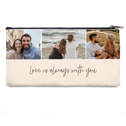 Personalized Collage Photo Pencil Case By Katy Back