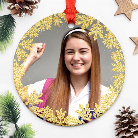 Personalized Volleyball School Number Name Any Text Photo Round Ornament By Joe Back