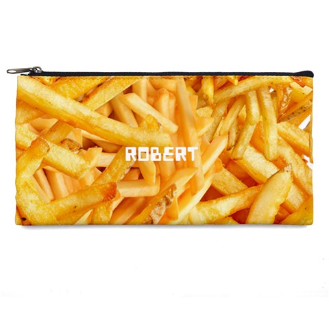 Personalized Fries Name Pencil Case By Katy Front