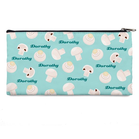 Personalized Mushroom Pattern Name Pencil Case By Katy Back
