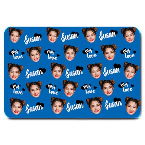Personalized Photo Many Face Head Name Doormat By Joe 30 x20  Door Mat