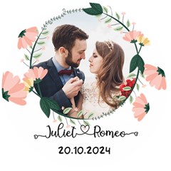 Personalized Married Photo Name Any Text Wooden Bottle Opener