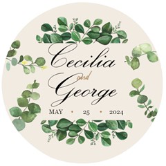 Personalized Married Save Th Date Ornament Name Any Text Wooden Bottle Opener