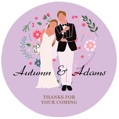 Personalized Married Gift Thanks For Your Coming Illustration Name Any Text Wooden Bottle Opener