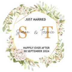 Personalized Just Married Initial Name Any Text Photo Wooden Bottle Opener