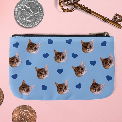 Personalized Pet Head Name Large Coin Purse By Joe Back