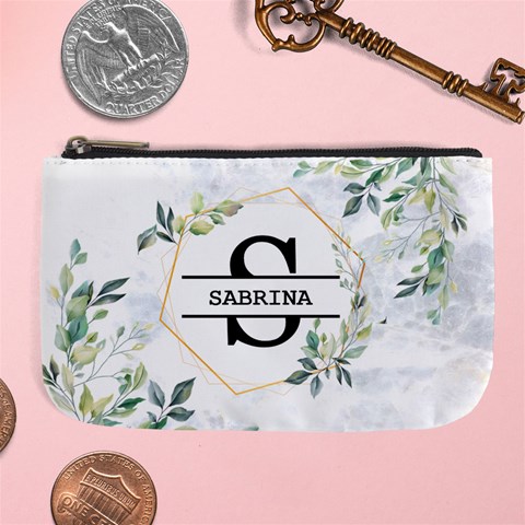 Personalized Initial Name Large Coin Purse By Joe Front