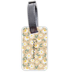  Personalized Name Flower Luggage Tag (two sides)