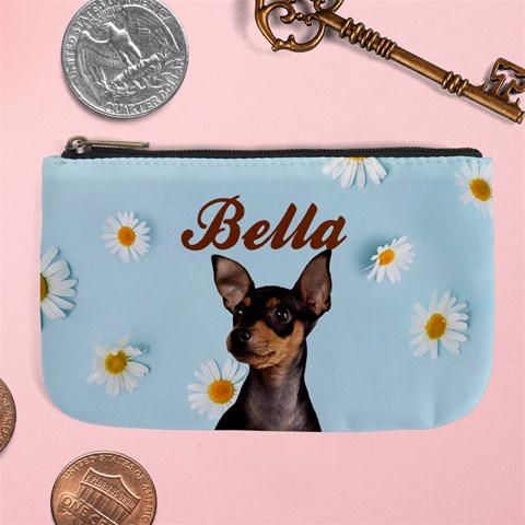 Personalized Pet Photo Name Large Coin Purse By Joe Front