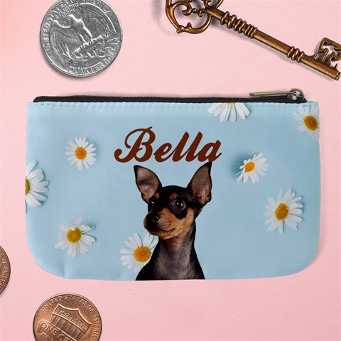 Personalized Pet Photo Name Large Coin Purse By Joe Back