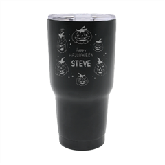 PePersonalized Halloween Smile Pumpkin Illustration Name Any Text Thermal Travel Tumbler - 30oz Thermal Travel Tumbler PePersonalized Halloween Smile Pumpkin Illustration Name Any Text Thermal Travel Tumbler - 30oz Thermal Travel Tumbler