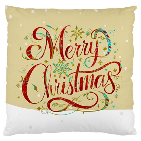 Personalized Photo Christmas Santa Claus Large Cushion Case  By Katy Back