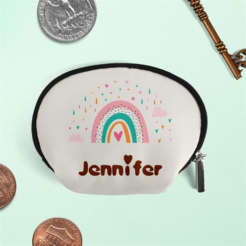 Personalized Rainbow Name Any Text Accessory Pouch (small) By Joe Front