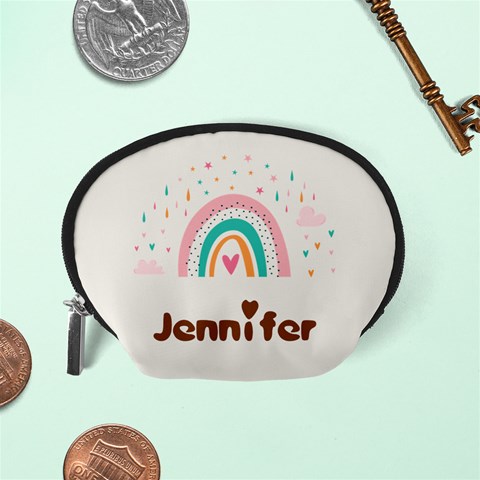Personalized Rainbow Name Any Text Accessory Pouch (small) By Joe Back