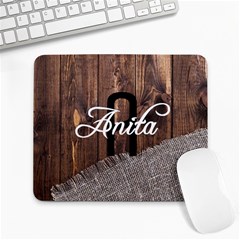  Wood Grain Name  - Large Mousepad