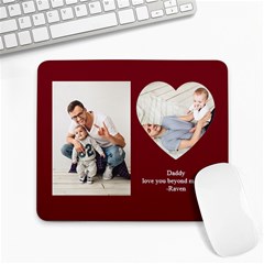 Fathers Day - Large Mousepad