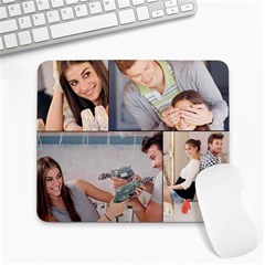 Modern 4 Photo Collage - Large Mousepad