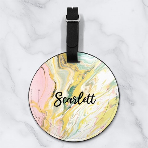 Custom Marble Color Name Any Text By Joe Back