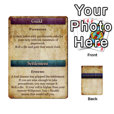Queen Prophecy Civilization Events Deck By Midaga Front - SpadeQ
