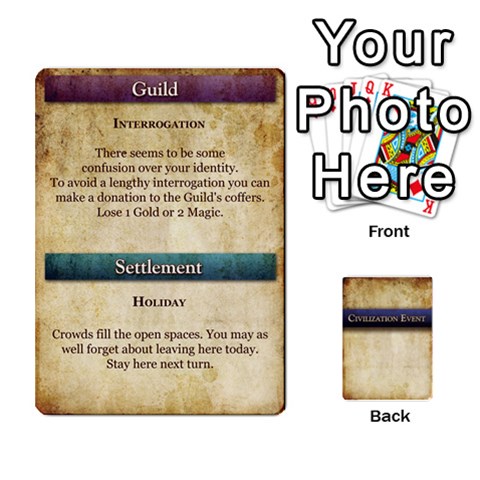 Ace Prophecy Civilization Events Deck By Midaga Front - SpadeA