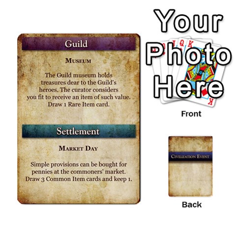 Prophecy Civilization Events Deck By Midaga Front - Heart2