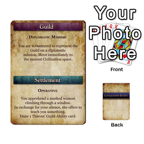 Prophecy Civilization Events Deck By Midaga Front - Heart9